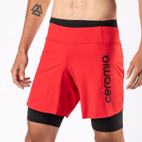 COMBI CUISSARD SHORT POUR HOMME TISSU MICRO-PERFORE LASER